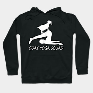 Goat Yoga Squad Breathing and Stretching Namaste Yoga Pose Hoodie